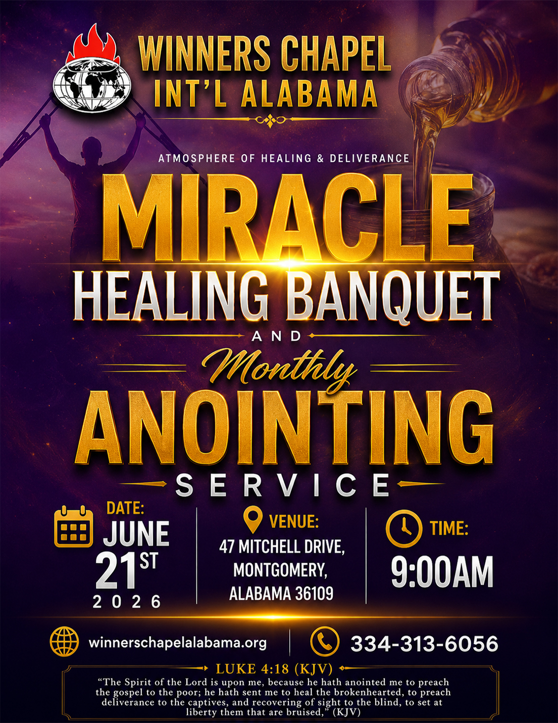 Miracle Healing Banquet Service